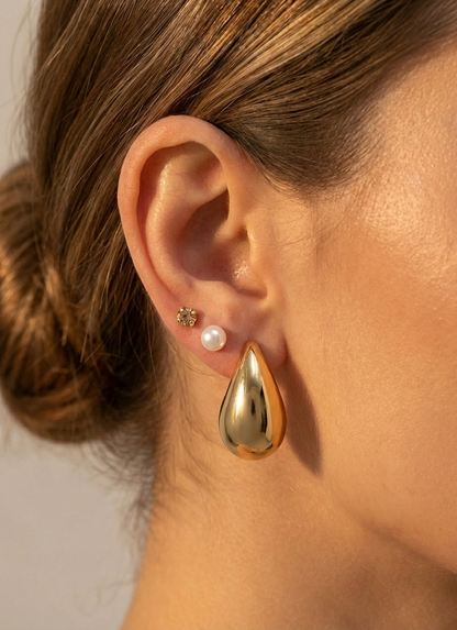 Modern Essentials: 3-Pair Earring Combo Set